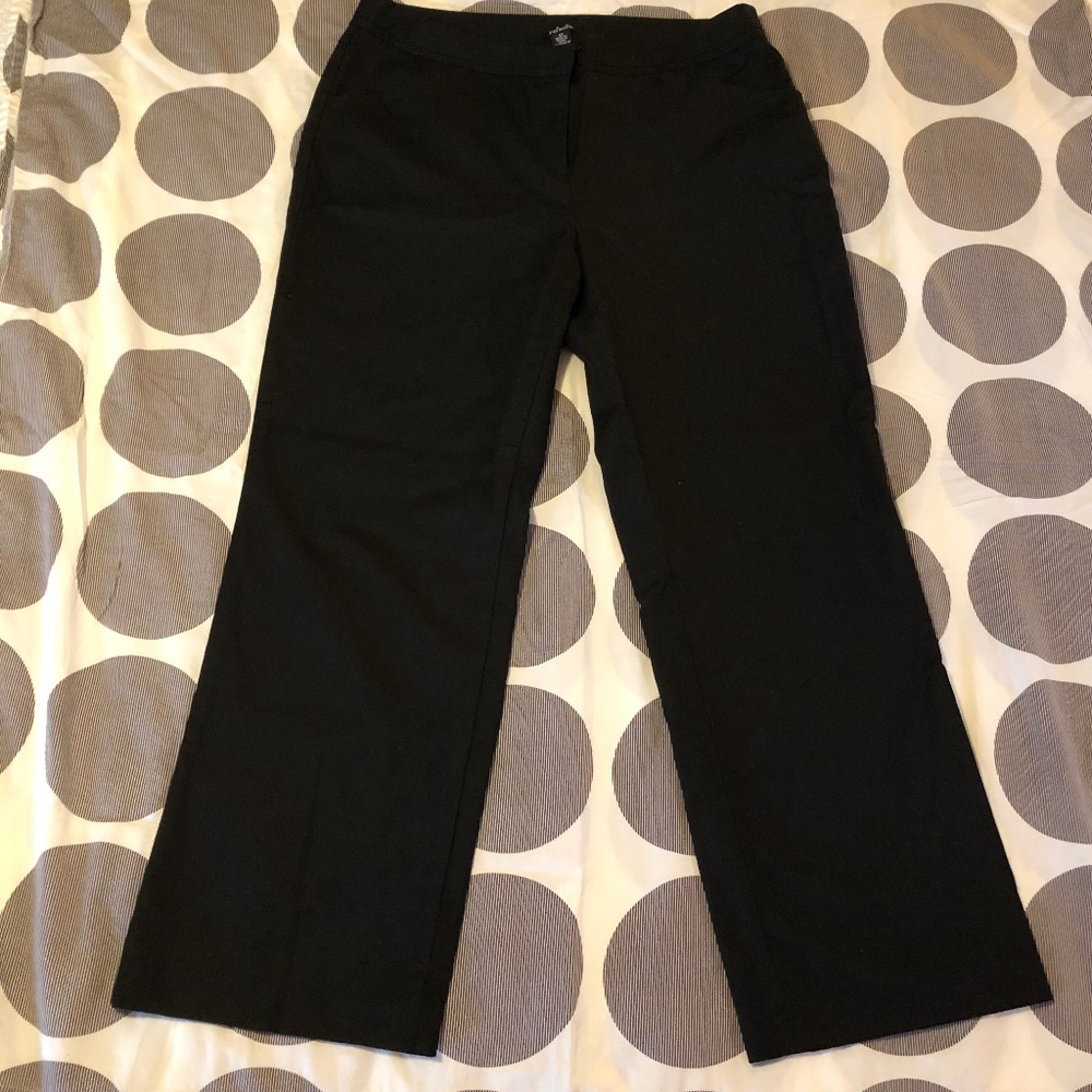 Rafaella Straight Leg Crop/Ankle Pants